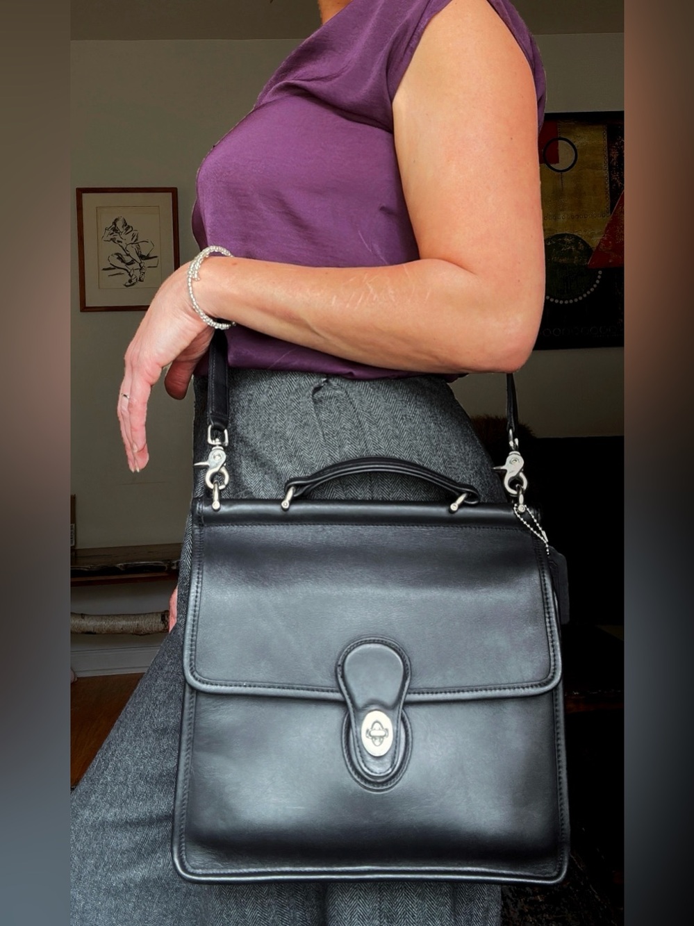 Vintage Coach Willis Bag #9927 - Picture 5 of 15